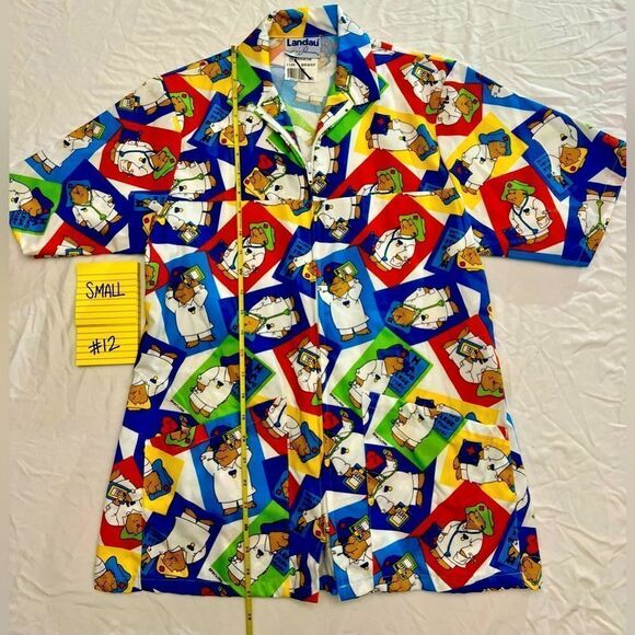 Small Bear SCRUB TOP zip up jacket coat - Picture 2 of 11